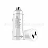Cargador de coche doble PD de 40W Carga rápida PD + PD Cargador de coche de 40W Nuevo transfronterizo Cargador de coche doble TYPE-C de 40W