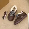 Batatinha ~ Inverno 2025 Cinza Nicho Chunky Fofo Tênis de Treino Alemão para Mulheres com Forro de Pelúcia Sapatos Quentes de Algodão Sapatos Peludos