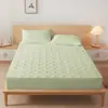 Alfombrilla de Suelo Modelo Cuatro Estaciones Protector de Colchón Resistente a Manchas Antideslizante Cubierta de Cama Juego de Tres Piezas