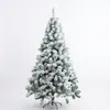 Árvores de Natal artificiais flocadas de vários tamanhos e estilos, e decorações de árvores de Natal de estilo misto, direto da fábrica para o Natal.