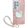 Funda para Teléfono Móvil Pulsera Espejo Corona Electrochapada IMD Adecuada para Apple 16E Película para Lente 15 Estilo Girly 14 Sentido de Alta Gama 13