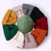 Gorra de punto de alta calidad tipo piel de melón gorra de guisante