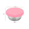 Taza de salsa de 50 ml se puede combinar con tapa de silicona para alimentos de 6 cm plato para condimentos taza de salsa para el hogar plato para salsas de acero inoxidable 304