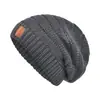 Gorro de lana tejido grueso glutinoso suave transfronterizo otoño e invierno gorro tejido cálido viaje circunferencia de cabeza grande gorro de punto