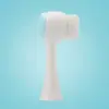 Escova de Limpeza Facial Manual Grande de Silicone, Dupla Face, com Cerdas Macias, para Limpeza Profunda e Esfoliação, Dispositivo de Limpeza Facial Doméstico