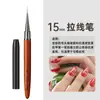 Caneta de unha com haste de sândalo japonês transfronteiriça conjunto especial de canetas para unhas 12 canetas de fototerapia caneta halo caneta de renda caneta esculpida