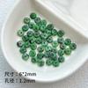 Montaña Verde Primavera Piedra Natural Punto Verde Aventurina Verde Cuentas Sueltas Separador Pulsera DIY Hecha a Mano Collar Accesorios Material