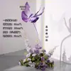 Adereços de Foto da Moda Arte em Ferro Borboleta Grande Decoração 3D Display Arte em Papel Arranjo de Corredor de Floricultura Enfeites