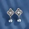 Nuevo traje de camelia con incrustaciones de perlas de cobre chapado en oro 2023 para mujer 16-14 mm