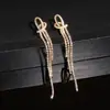 Pendientes de Borla con Corazón Anudado de Diamante de Zirconia Aguja de Plata Lujo Accesible Pendientes de Gama Alta Pendientes Estilo Palacio Retro