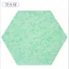 Pegatinas de pared hexagonales de fieltro transfronterizas color hexagonal tablero de corcho pared de fotos tablero de mensajes autoadhesivas aislamiento acústico fabricantes de fieltro