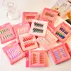 Caja Cuadrada Pegatinas para Uñas Galvanizadas Uñas Portátiles Pegamento de Gel para Uñas Manicura Desechable Pegatinas para Uñas de Adultos Joyería Estilo Ins Europeo y Americano