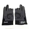 Guantes de pesca de tres dedos, guantes de señuelo para ciclismo, guantes para deportes al aire libre, guantes transpirables de medio dedo, accesorios para equipo de pesca