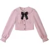 Vestido Lolita Dulce y Lindo Japonés para Niñas, Vestido Princesa Lolita, Camisa, Conjunto de Falda con Tirantes, Conjunto de Dos Piezas