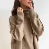 Conjunto de Suéter de Malha Solto e Calça Estilo Europeu e Americano Outono e Inverno Conjunto de Suéter de Malha e Calça