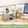 Rack de Armazenamento de Mesa de Trabalho Estação de Trabalho Mesa de Escritório Rack de Armazenamento Multicamadas Prateleira Rack Organizador Camadas para Arquivos