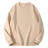 Nueva sudadera con cuello redondo, engrosada y forrada de forro polar para otoño e invierno para hombre, estilo callejero americano de alta calidad, sudadera unisex de forro polar zorro plateado pesado