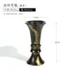Jianshanchifang Liu Enseñanza Especial Arreglo Floral Negro Arreglo Floral Soporte para Flores Danza de la Grulla Zen Japonés Ikebana Adornos