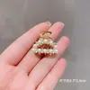 Pinza para el pelo de media coleta para mujer, pinza lateral pequeña y exquisita para flequillo, pinza de garra pequeña para flequillo, nuevo modelo 2024, pinza para la parte posterior de la cabeza, accesorio para el cabello