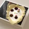 Molde de Silicona para Bandeja de Hojas de Amapola de Venta Caliente Transfronteriza, Molde para Taza de Vela de Yeso para Aromaterapia DIY