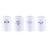 Portacepillos de dientes creativo de pared, vaso de plástico grueso para lavado, taza de enjuague bucal con forma de gato Kawaii, 73 g