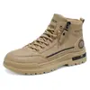 2026 Nuevos Zapatos Casuales de Trabajo para Primavera y Otoño Zapatos Deportivos Casuales para Hombre Botas Martin Estilo Otoño e Invierno Resistentes al Viento Versátiles Zapatos para Hombre