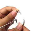 Argola Dupla de Metal para Calendário DIY para Encadernação de Calendário de Caderno, Círculo de Argola Dupla para Calendário