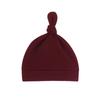 Touca Pulôver para Bebê de Comércio Exterior Camada Única Touca Choo-Choo Touca Fina para Bebê Chapéu de Bebê Cor Sólida Estilo Coreano Touca para Chupeta
