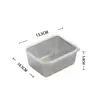 Fabricante Original Caixa Crocante de Aço Inoxidável com Tampa Bandeja Quadrada Caixa de Armazenamento para Geladeira Caixa de Piquenique Bandeja para Doces Aço Inoxidável Durável