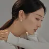 Exquisitos y Modernos Pendientes de Clip de Zirconia de Colores Estilo Caramelo, Pendientes de Estilo Nuevo Único, Aretes Dopamina Dulces y Geniales para Mujer, Sencillos y Únicos
