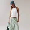 Amazon 2025 Chal sin Mangas Versátil de Color Sólido a la Moda, Corte Delgado, Adelgazante, Simple, Ropa Interior, Top Estilo Bm para Ropa de Abrigo