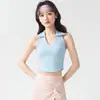 2026 Nuevo Transpirable de Sensación Desnuda Solapa Espalda Bonita Tanque de Yoga Fitness Ajustado Deportes al Aire Libre Running Ropa de Fitness