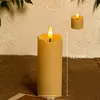 Luz de vela de onda simulada, luz de vela electrónica LED, arreglo de decoración para propuesta y confesión, pequeño adorno de iluminación ambiental