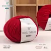 Hilo de fieltro 100% lana pura para bolsos de fieltro hechos a mano DIY, hilo para bolso de ganchillo, ovillo de hilo grueso