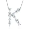 Collar de moda de comercio exterior estilo ins de lujo ligero nicho, nuevo accesorio de collar 925 de plata transfronterizo que no se decolora para mujeres en verano