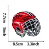 Parches termoadhesivos bordados con patrón de equipo de hockey adecuados para decoración DIY en ropa, bolsos y sombreros