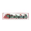 Decorações de Natal Trem de Madeira de Natal Jardim de Infância Presentes de Feriado de Natal Exposição de Vitrine Brinquedos de Natal