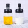 Botella de Condimento de Vidrio al Por Mayor Tapa de Cuchara Integrada Tarro de Condimento a Prueba de Humedad Cocina Hogar Azúcar Sal Botella de GMS Caja de Almacenamiento de Condimentos