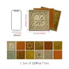 Papel Pintado Autoadhesivo Creativo Meiji Dormitorio Autoadhesivo Cocina Impermeable a Prueba de Aceite Pegatinas de Pared de Espuma Azulejos Decorativos Transfronterizos