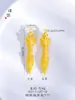 Color duradero no se decolora arena de Vietnam oro nueve ojos cuentas cruz diamante mortero colgante con agujero pasante accesorios diy collar cadena de suéter