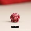 Cinnabar Doce Signos del Zodíaco Cuentas Sueltas Cuentas Redondas Arena Púrpura Dorada Natural Pulsera de Cuerda Trenzada Accesorios para Pulseras Accesorios del Zodíaco Cadena de Cuentas