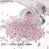 Cuentas de arroz de alta calidad de 2 mm, pintura al óleo de arroz nacional súper excelente, cuentas de porcelana de color sólido, cuentas sueltas, serie de cuentas para horquillas de bordado, accesorios de borla para manualidades DIY