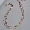 Joyería de Venta Caliente Transfronteriza Europea y Americana, Elegante Collar Multicapa Incrustado de Diamantes para Mujer, Cadena de Clavícula Simple de Alta Gama, Accesorio para el Cuello