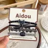 Diadema elástica versátil con temática de cachorros, tacto suave y de alta gama, con lazo, accesorio sencillo para coleta para niñas