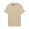 Nova Camiseta de Gola Redonda Cor Macaron de Verão Roupas para Aula de Jardim de Infância Roupas Diárias para Atividade Pai-Filho em estoque