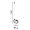Acero Inoxidable 304 Cucharón para Sopa y Espumadera de Olla Caliente Estante Colgante para Cucharas de Restaurante Soporte para Cucharas de Restaurante de Olla Caliente Juego de Cucharas para Sopa de Olla Caliente
