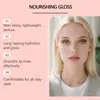 Zephoco Rosa Nude Hidratante Hidratante Brillo de Labios Brillante Brillante Esmalte de Labios Color Natural Hidratante Portátil Brillo de Labios