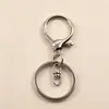 Conjunto de Chaveiro Redondo Dragão Três Peças Corrente de Quatro Seções Fecho Lagosta Acessórios de Joia DIY Gancho Pingente de Boneca para Bolsa Feito à Mão