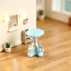Miniatura Adorno de Barbería Tony Bear, Escena de Tienda de Peluquería de Cachorros de Dibujos Animados de Resina, Decoración de Escritorio DIY