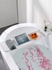 Estante Plegable Extensible de Plástico para Cubo de Baño Estante de Baño Estante de Almacenamiento con Drenaje para Cubo de Baño Estante de Almacenamiento de Baño para Baño